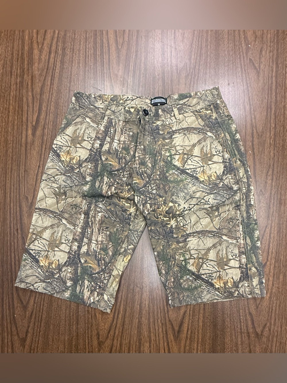 Realtree Camo Men's Shorts Size 36  - Brown/Green Jorts New without Tags